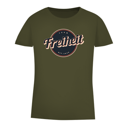 Damen Premium Bio T-Shirt Team Freiheit