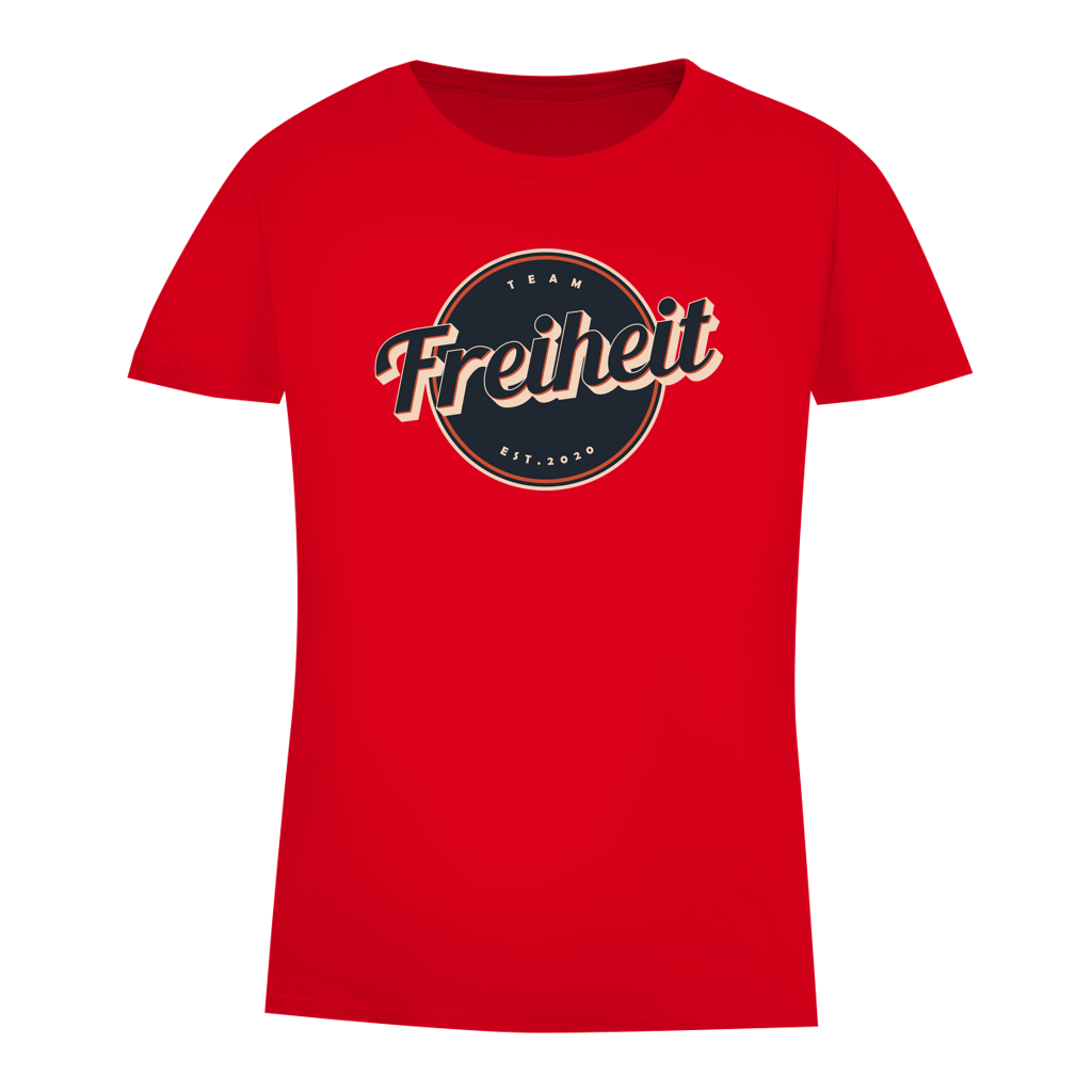 Damen Premium Bio T-Shirt Team Freiheit