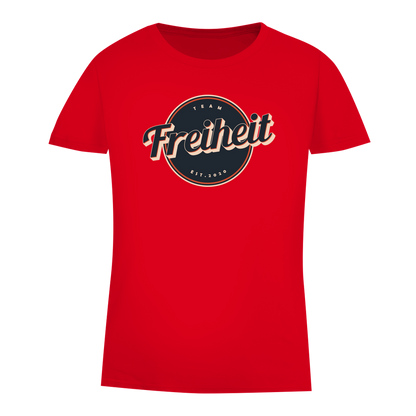 Damen Premium Bio T-Shirt Team Freiheit