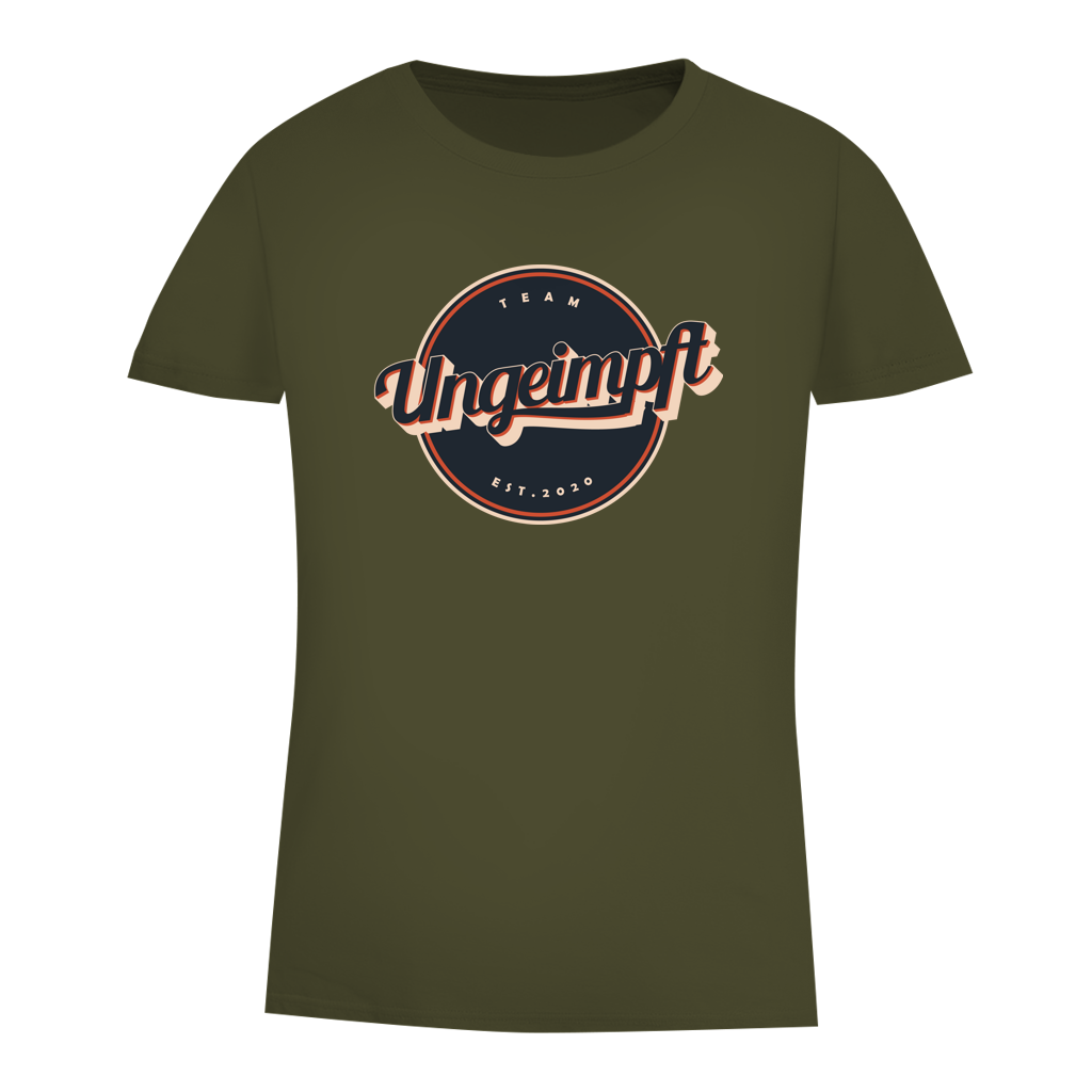 Damen Premium Bio T-Shirt Team Ungeimpft