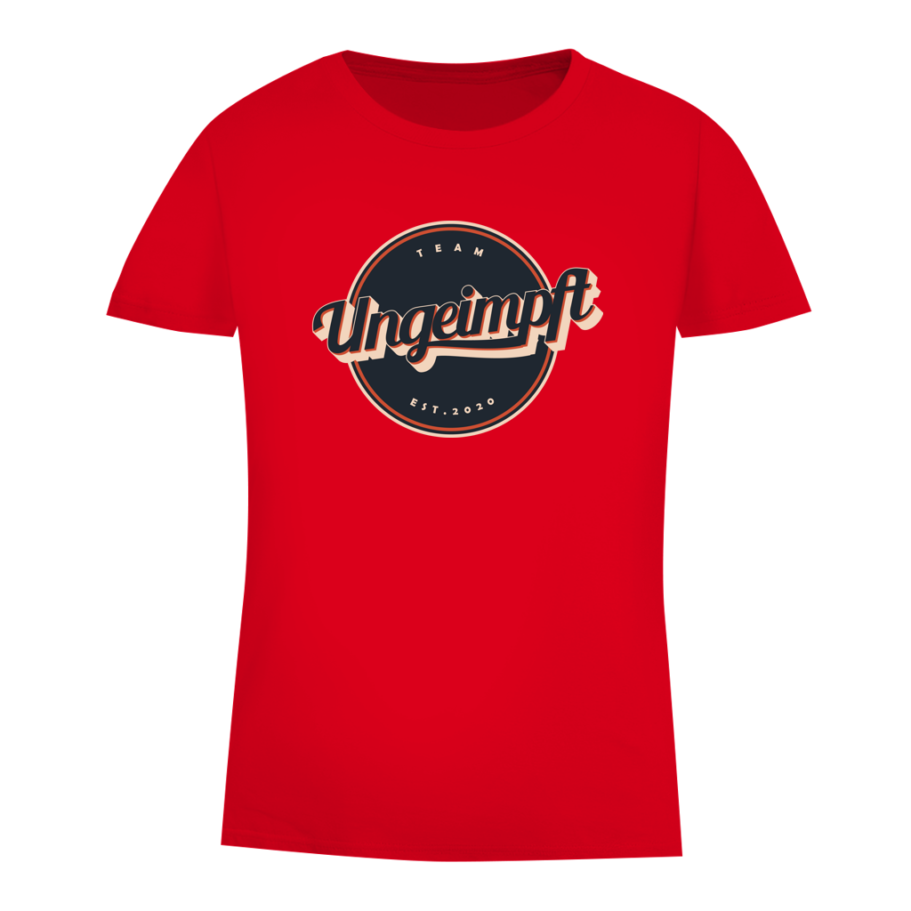 Damen Premium Bio T-Shirt Team Ungeimpft