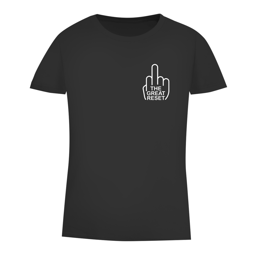 Damen Premium Bio T-Shirt Fuck The Great Reset