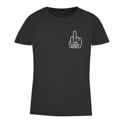 Damen Premium Bio T-Shirt Fuck The Great Reset