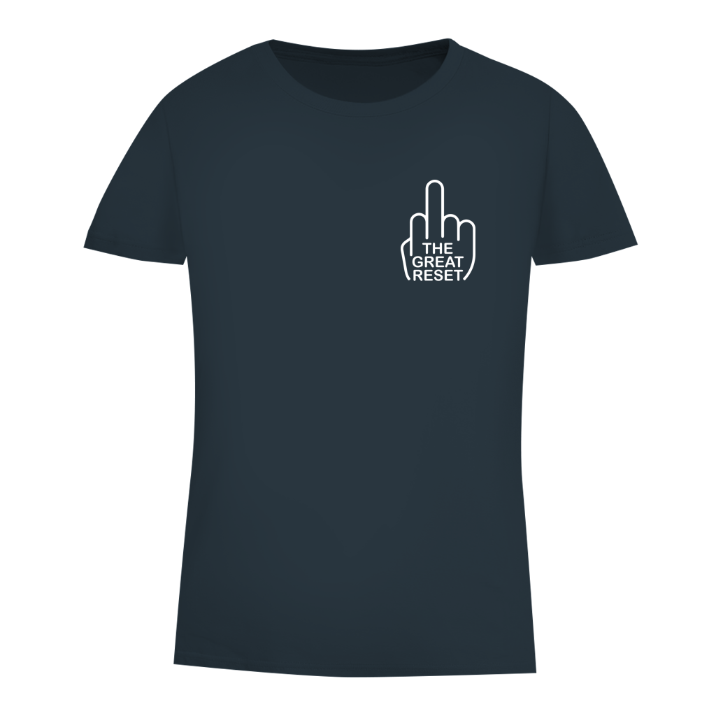 Damen Premium Bio T-Shirt Fuck The Great Reset