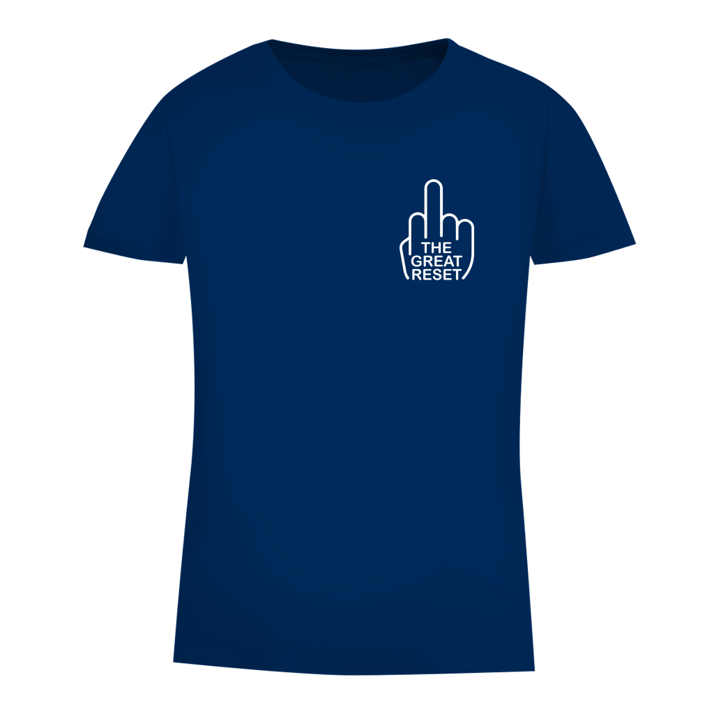 Damen Premium Bio T-Shirt Fuck The Great Reset
