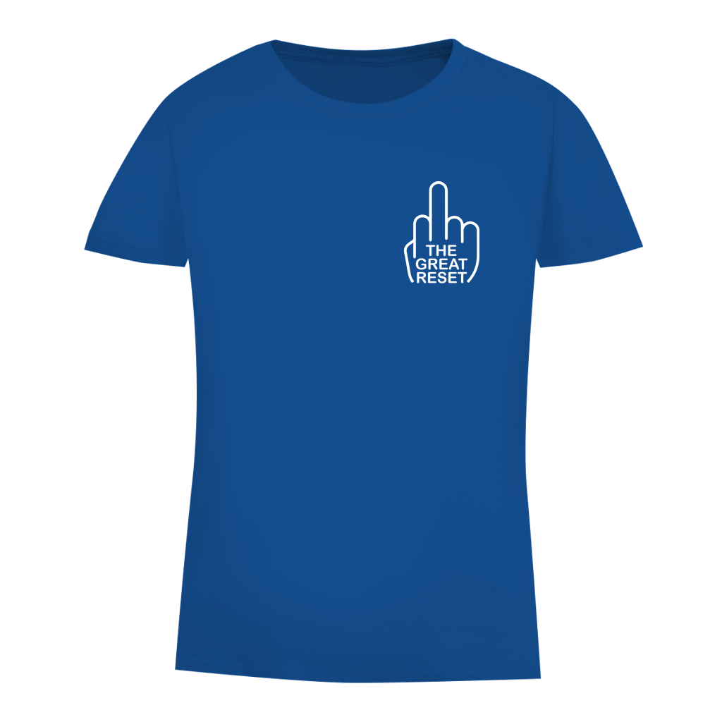 Damen Premium Bio T-Shirt Fuck The Great Reset