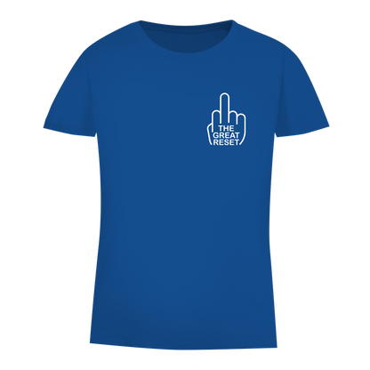 Damen Premium Bio T-Shirt Fuck The Great Reset