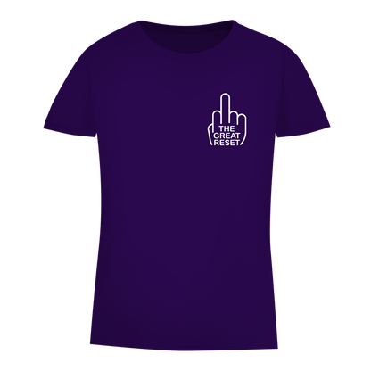 Damen Premium Bio T-Shirt Fuck The Great Reset