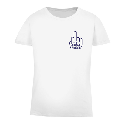 Damen Premium Bio T-Shirt Fuck The Great Reset