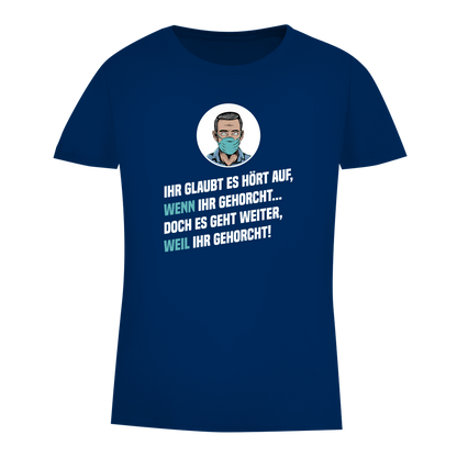 Damen Premium Bio T-Shirt Gehorsam