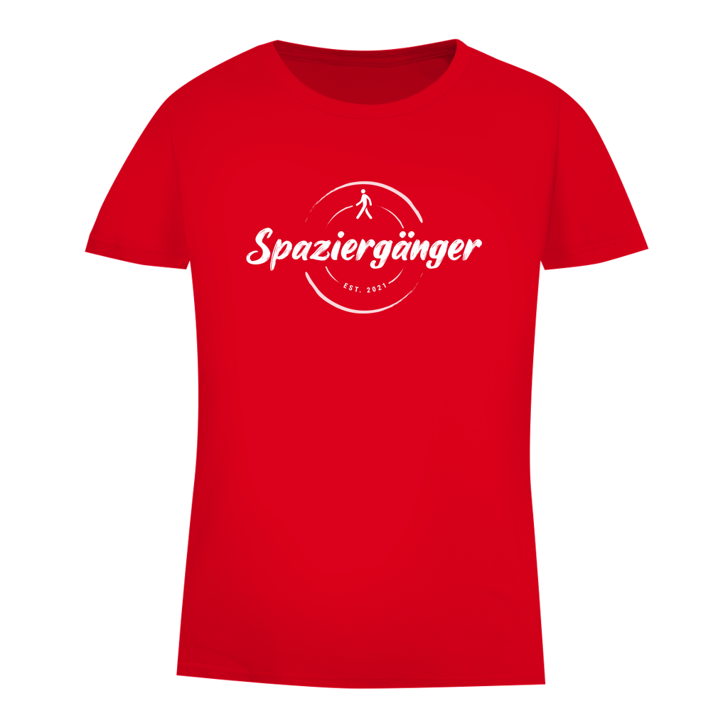 Damen Premium Bio T-Shirt Spaziergänger