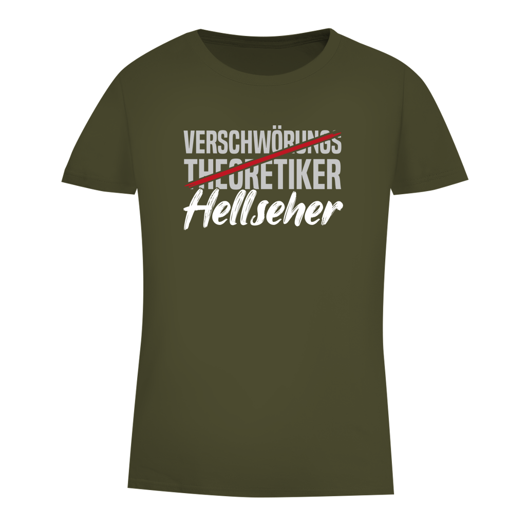 Damen Premium Bio T-Shirt Hellseher