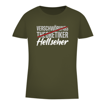 Damen Premium Bio T-Shirt Hellseher