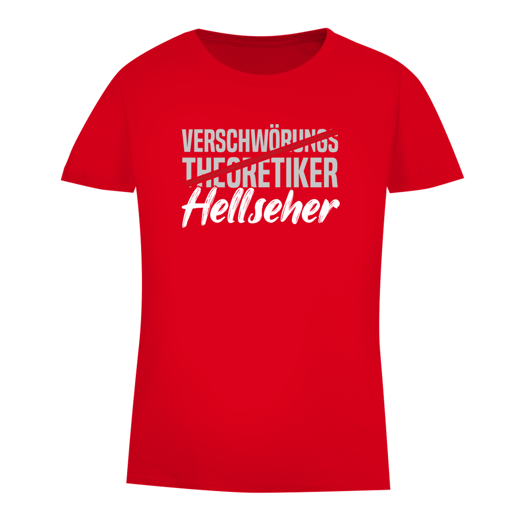 Damen Premium Bio T-Shirt Hellseher