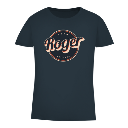 Damen Premium Bio T-Shirt Team Roger