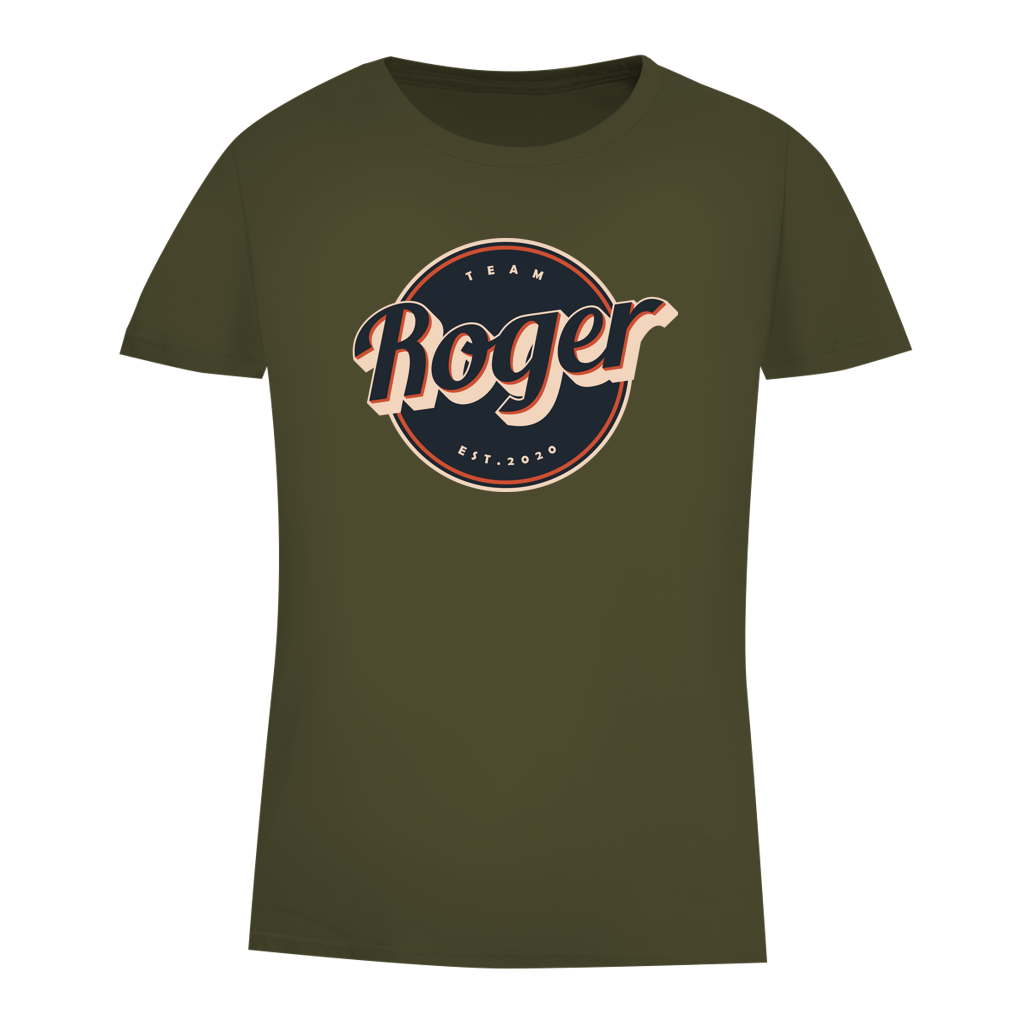 Damen Premium Bio T-Shirt Team Roger