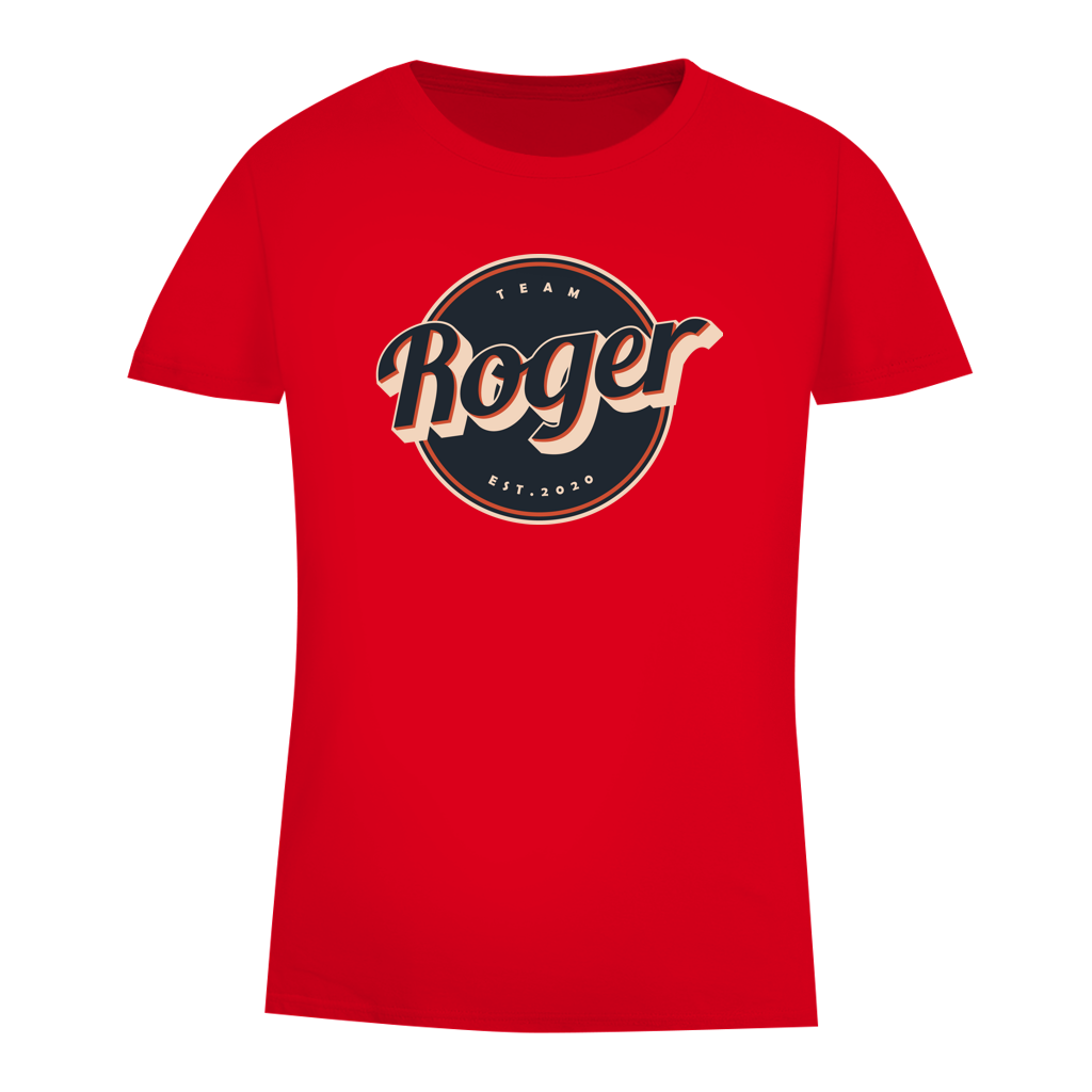 Damen Premium Bio T-Shirt Team Roger