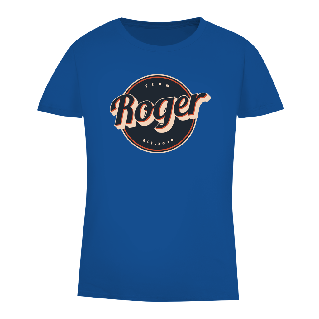 Damen Premium Bio T-Shirt Team Roger