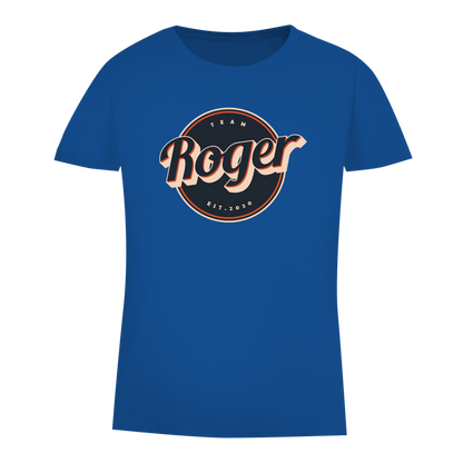Damen Premium Bio T-Shirt Team Roger