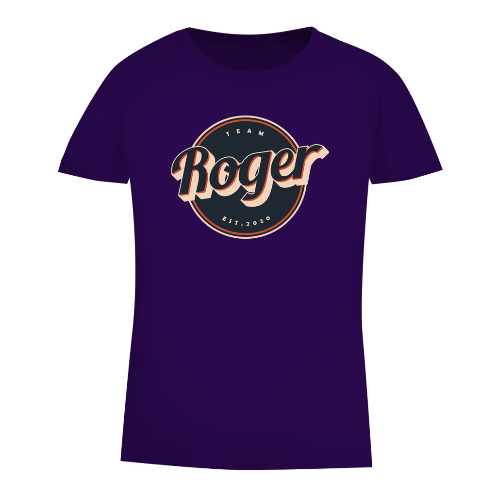 Damen Premium Bio T-Shirt Team Roger