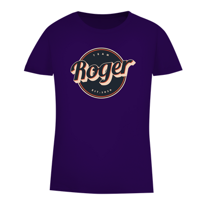 Damen Premium Bio T-Shirt Team Roger