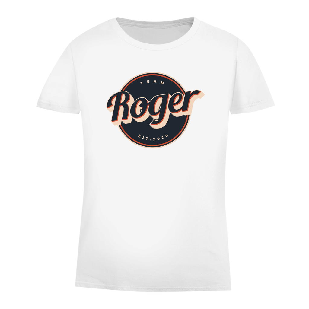 Damen Premium Bio T-Shirt Team Roger