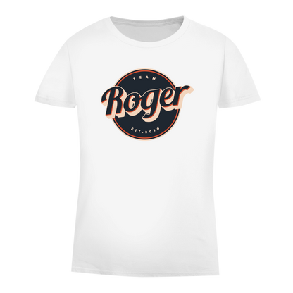 Damen Premium Bio T-Shirt Team Roger