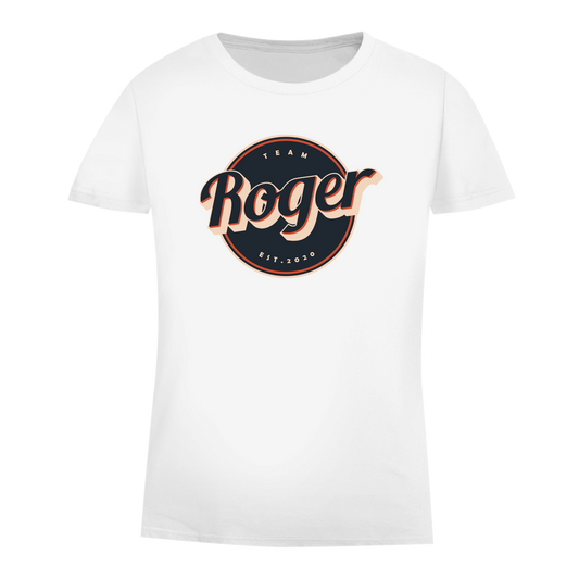 Damen Premium Bio T-Shirt Team Roger