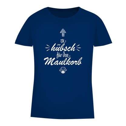 Damen Premium Bio T-Shirt Zu hübsch für den Maulkorb