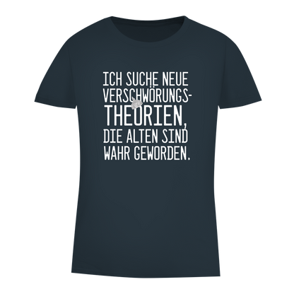 Damen Premium Bio T-Shirt Suche Verschwörungstheorien