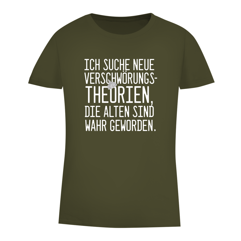Damen Premium Bio T-Shirt Suche Verschwörungstheorien
