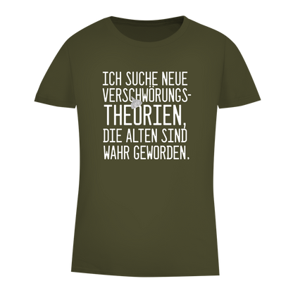 Damen Premium Bio T-Shirt Suche Verschwörungstheorien