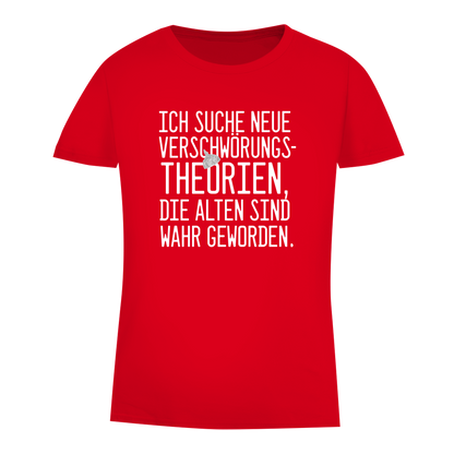 Damen Premium Bio T-Shirt Suche Verschwörungstheorien