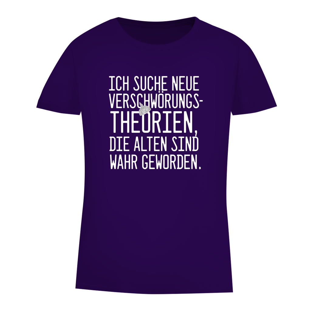 Damen Premium Bio T-Shirt Suche Verschwörungstheorien