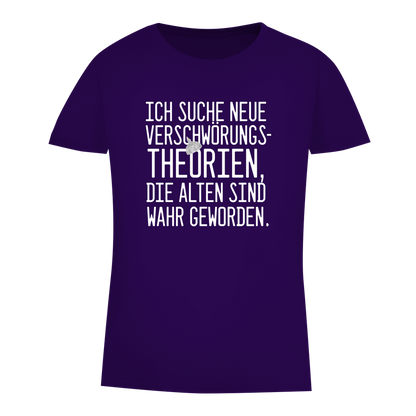 Damen Premium Bio T-Shirt Suche Verschwörungstheorien