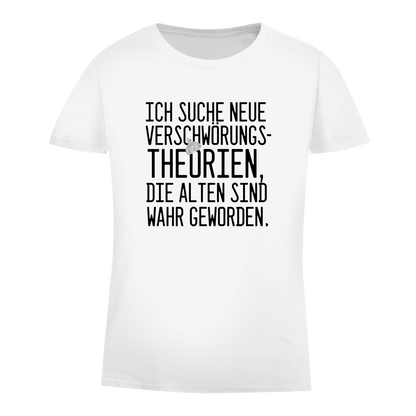 Damen Premium Bio T-Shirt Suche Verschwörungstheorien