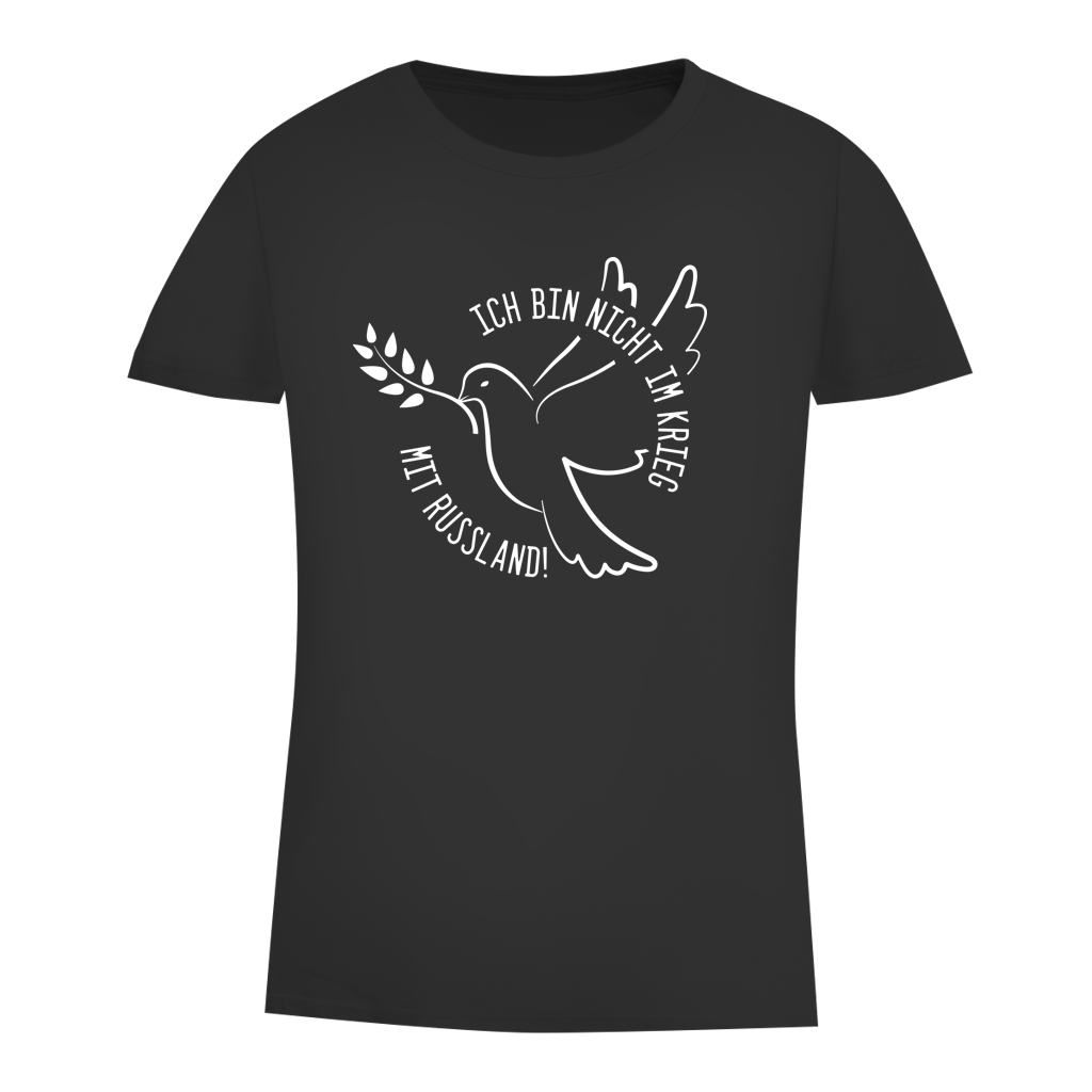 Damen Premium Bio T-Shirt Ich bin nicht im Krieg mit Russland!