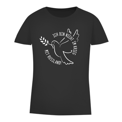 Damen Premium Bio T-Shirt Ich bin nicht im Krieg mit Russland!