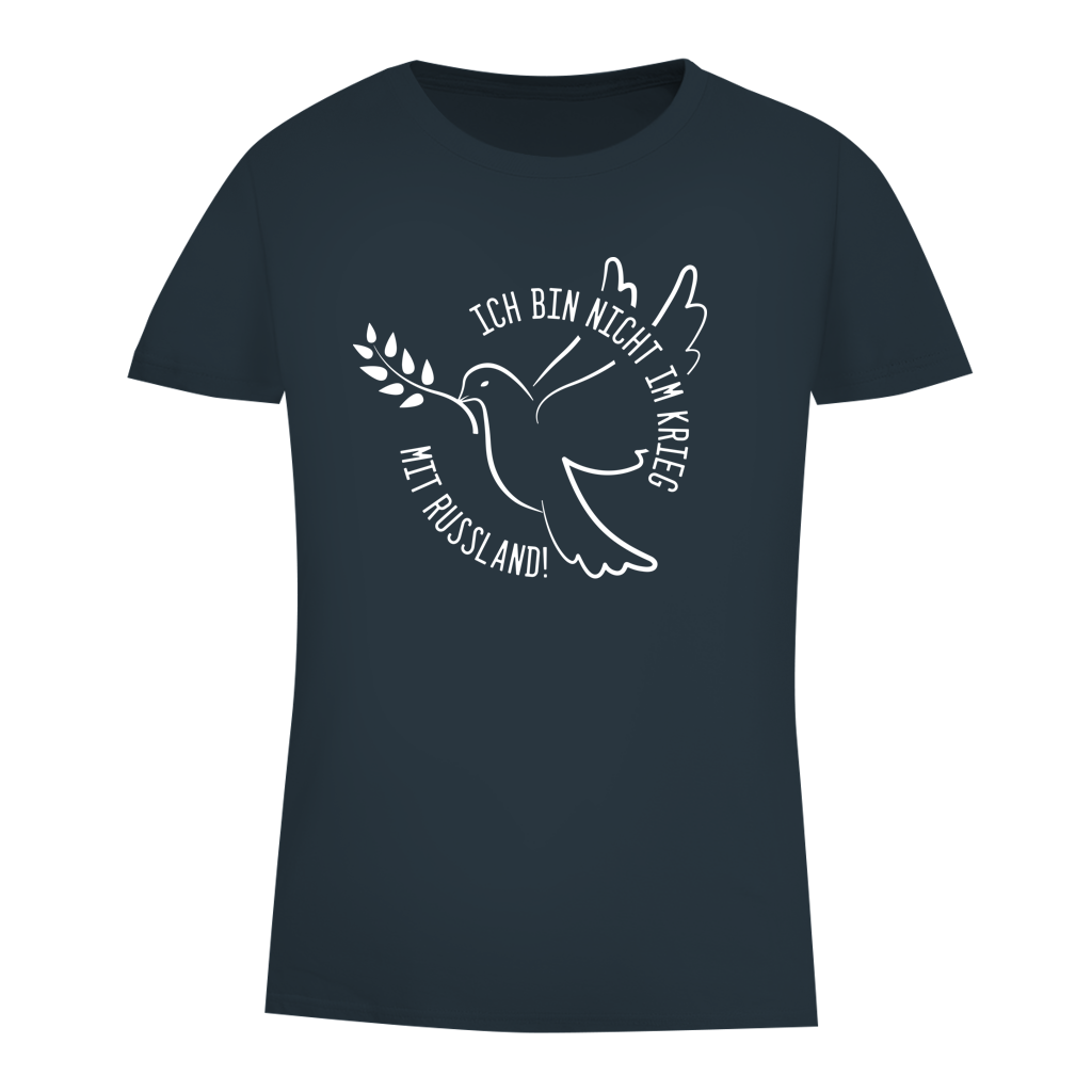 Damen Premium Bio T-Shirt Ich bin nicht im Krieg mit Russland!