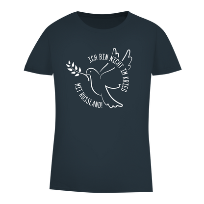 Damen Premium Bio T-Shirt Ich bin nicht im Krieg mit Russland!