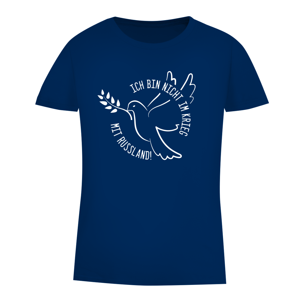 Damen Premium Bio T-Shirt Ich bin nicht im Krieg mit Russland!