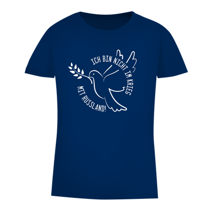 Damen Premium Bio T-Shirt Ich bin nicht im Krieg mit Russland!