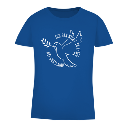 Damen Premium Bio T-Shirt Ich bin nicht im Krieg mit Russland!