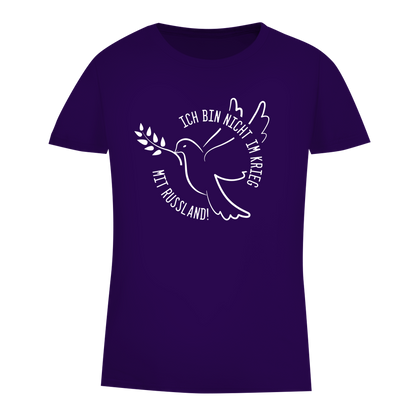 Damen Premium Bio T-Shirt Ich bin nicht im Krieg mit Russland!