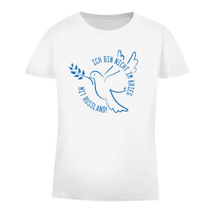 Damen Premium Bio T-Shirt Ich bin nicht im Krieg mit Russland!