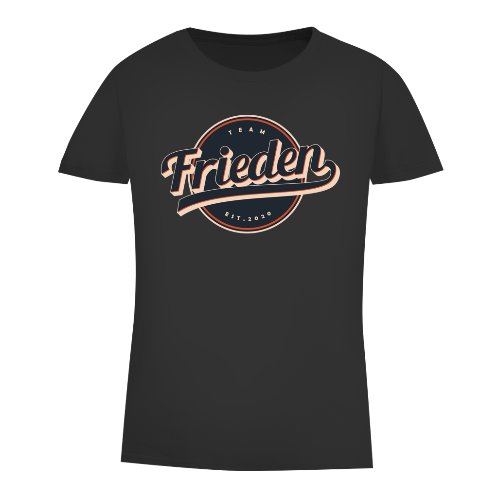 Damen Premium Bio T-Shirt Team Frieden