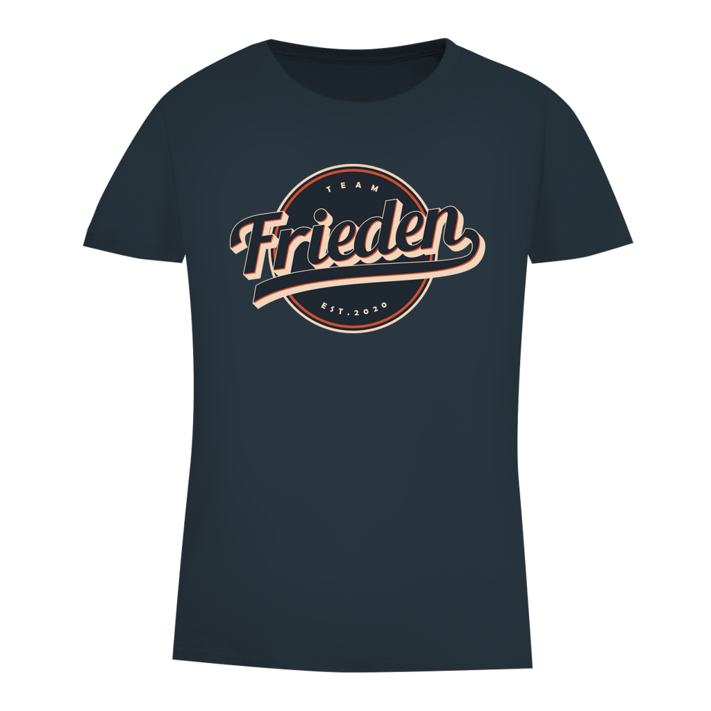 Damen Premium Bio T-Shirt Team Frieden