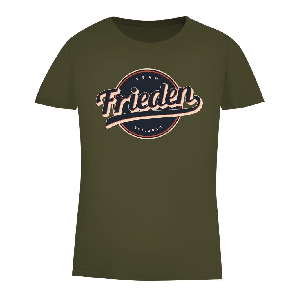 Damen Premium Bio T-Shirt Team Frieden