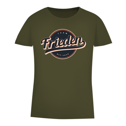 Damen Premium Bio T-Shirt Team Frieden