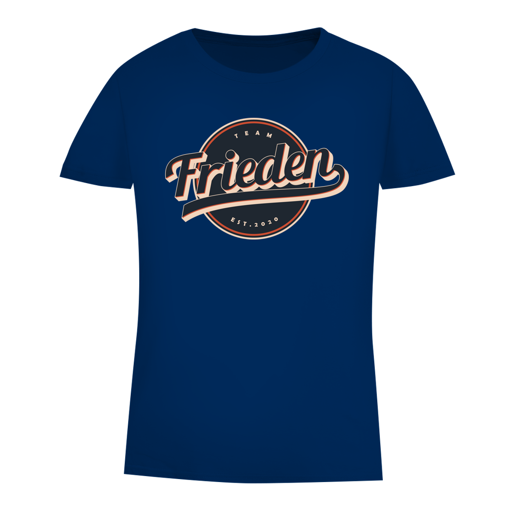 Damen Premium Bio T-Shirt Team Frieden